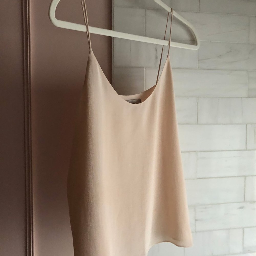 Everlane Silk Pink Camisole